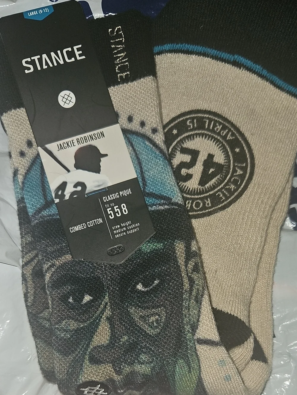 Jackie Robinson stance socks